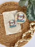 Ensemble de pastilles de mois bébé – Bois et impression couleur