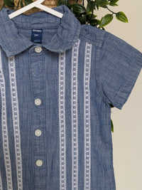 Barboteuse denim Old navy 6-12 mois