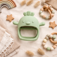 Jouet de dentition en silicone – Petit oiseau sensoriel