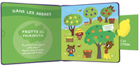 Mon livre des odeurs et des couleurs - Mon cherche et trouve des odeurs - Les fruits