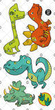 Tatouages Pico - Les dinos
