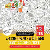 Coloriage géant PICO - Bon appétit
