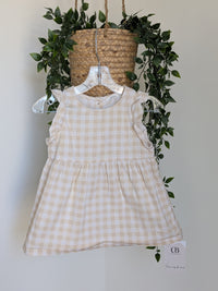 Robe Petit lem avec bloomers 12 mois