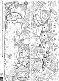Coloriage géant PICO - c'est l'hiver