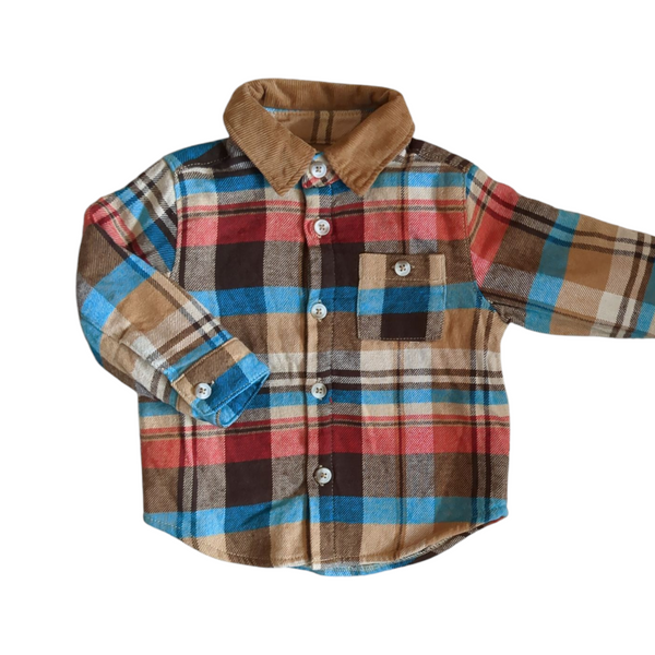 Veste chemise en flanelle Old navy - 6-12 mois