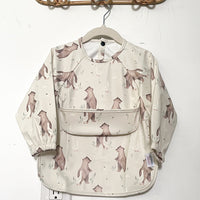 Bavettes manches longues - Poche haute - Ours & petites oies