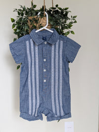 Barboteuse denim Old navy 6-12 mois