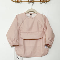 Bavette manches longues - Poche haute - Rose doux