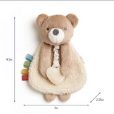 Peluche avec jouet de dentition en silicone - Ourson Théo - Itzy Ritzy