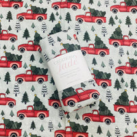 Mousseline Création Jade - bambou & coton - Christmas car