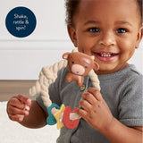 Hochet de dentition en silicone - Vache highland - Itzy Ritzy
