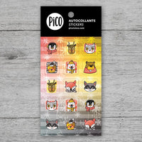 Lot d'autocollants Pico - Animaux