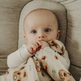 Mousseline Création Jade - bambou & coton - vache Highland