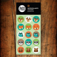 Lot d'autocollants Pico - Animaux