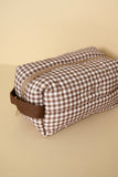Pochette - Vichy brown