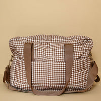 Sac à couches - Vichy brown