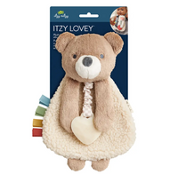 Peluche avec jouet de dentition en silicone - Ourson Théo - Itzy Ritzy