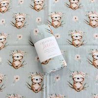 Mousseline Création Jade - bambou & coton - Ma paresseuse