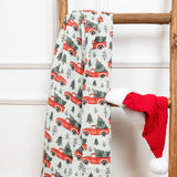 Mousseline Création Jade - bambou & coton - Christmas car