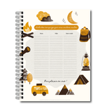 Journal de Camping (forêt) – Carnet de souvenirs de camping avec bucket list et pages photos