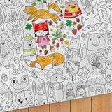 Coloriage géant PICO - Les amis de la forêt
