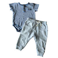 Ensemble cache couche pantalon - 6-9 mois