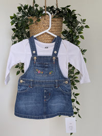 Ensemble salopette H&M 4-6 mois