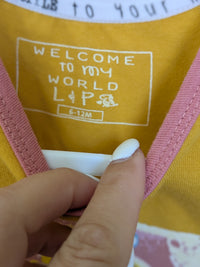 T shirt L&P 6-12 mois avec étiquette