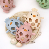 Jouet de Dentition en Silicone - Poussins