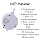 Mobile pour bébé | Petit champignon 2.0 - Safran & taupe