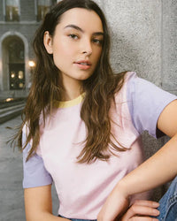 T-shirt Adulte - Multicolore rose