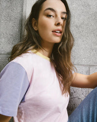 T-shirt Adulte - Multicolore rose