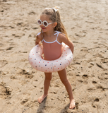Maillot une-pièce à bretelle recyclé - Blush