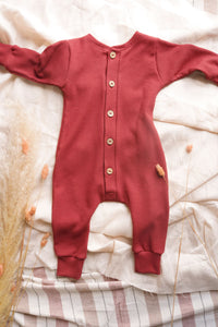 Rompers - Burgundy