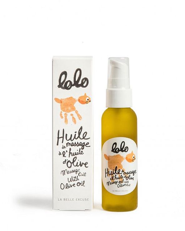 Huile de massage à l'huile d'olive/60 ml