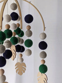 Mobile pour bébé | Feuilles de Monstera 1.1