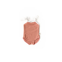 Maillot une-pièce à bretelle recyclé - Blush