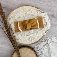 Bandeau noué - Ocre 0-2ans