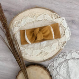 Bandeau noué - Ocre 0-2ans